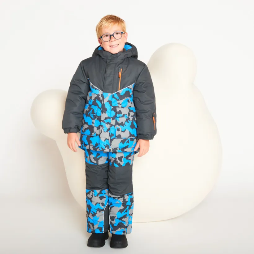 Waterdichte camouflage skijas jongens