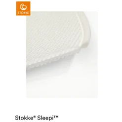 waterdichte matrasbeschermer met badstof Sleepi V3 White van Stokke