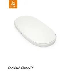 waterdichte matrasbeschermer met badstof Sleepi V3 White van Stokke