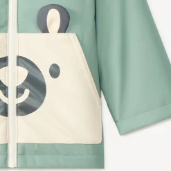 Waterdichte parka voor jongens met speelse zak.