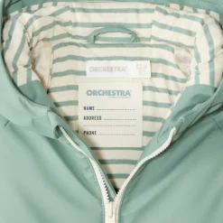 Waterdichte parka voor jongens met speelse zak.