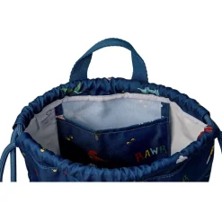 Waterdichte rugzak met trekkoord Blue Dino