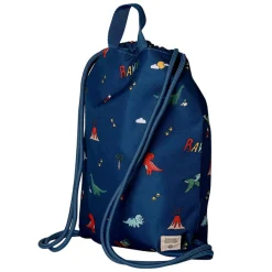 Waterdichte rugzak met trekkoord Blue Dino
