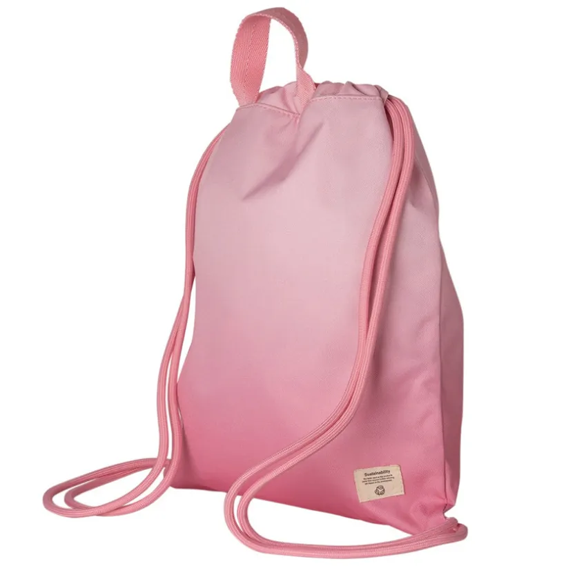 Waterdichte rugzak met trekkoord Pink Glowup