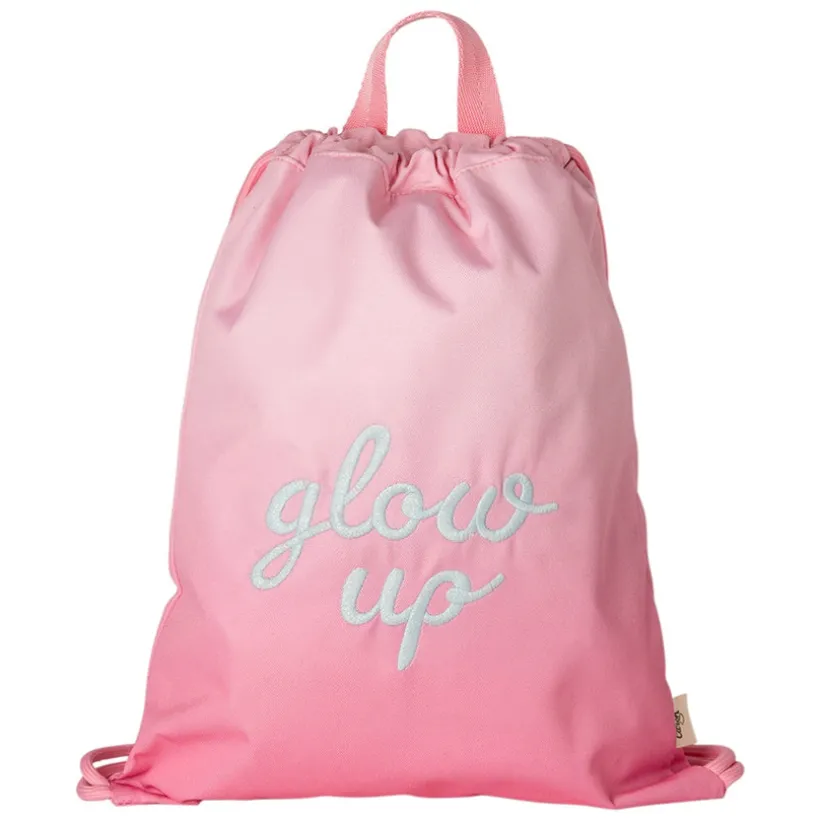 Waterdichte rugzak met trekkoord Pink Glowup
