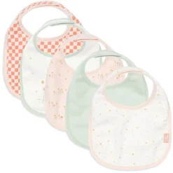 Waterdichte slabbetje van jersey 5 STKS Pretty Picnic