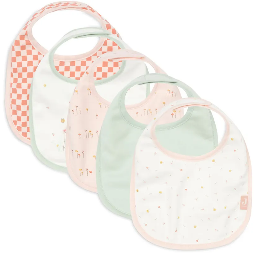 Waterdichte slabbetje van jersey 5 STKS Pretty Picnic