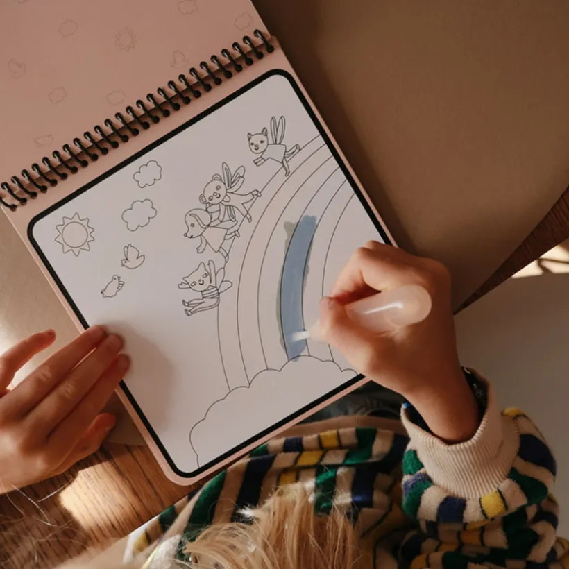 Waterkleurboek Herbruikbaar Fairies 3A+