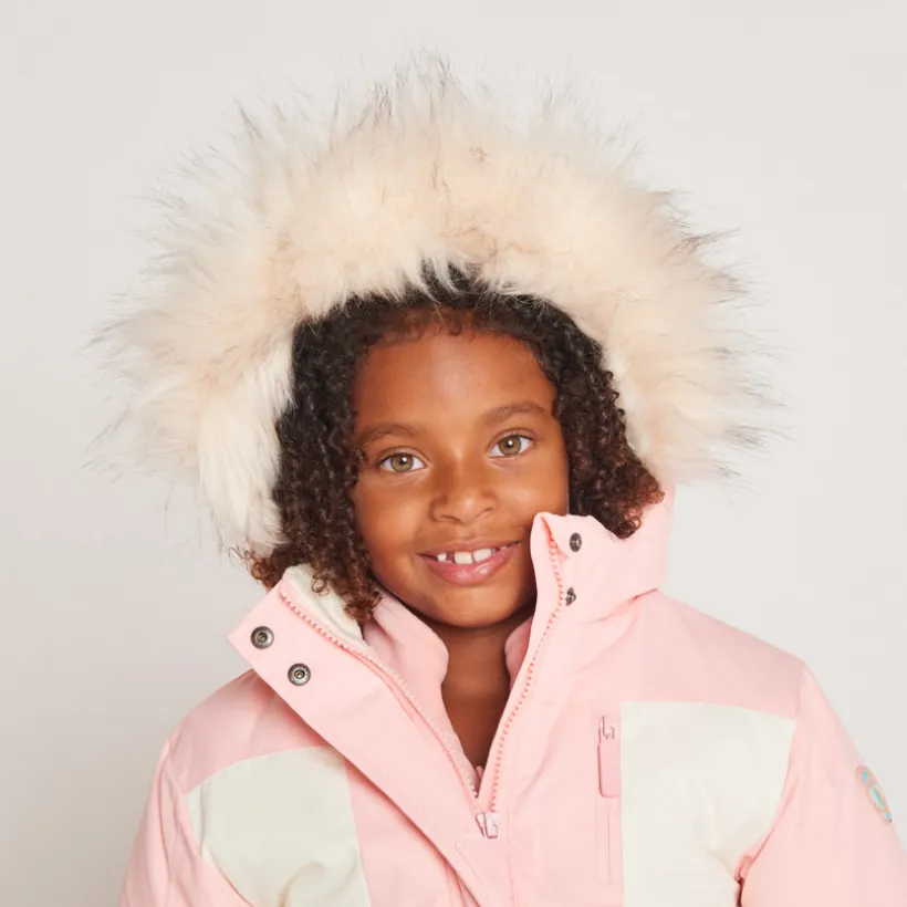 Waterproof skijas met color block-effect meisjes