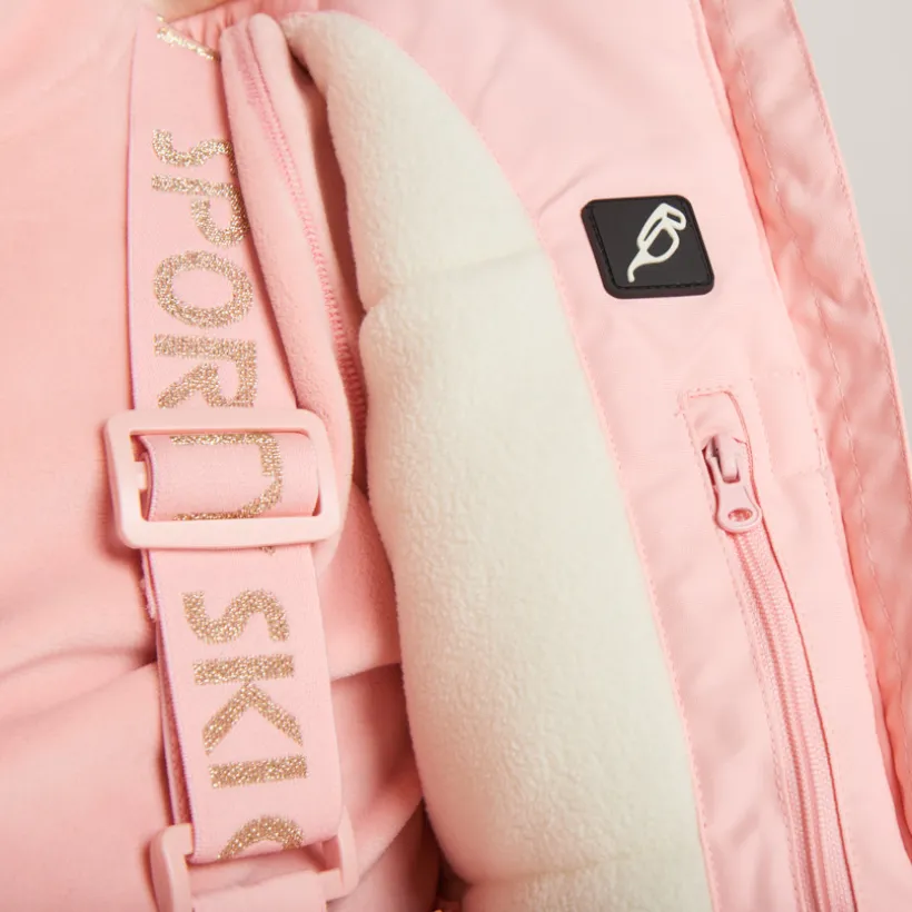 Waterproof skijas met color block-effect meisjes