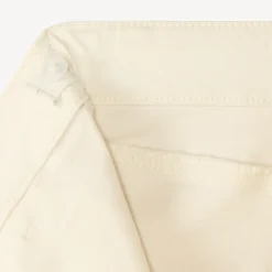 Wide flared jeans in solid color for girls