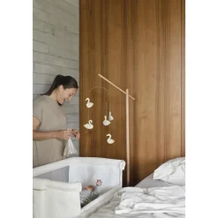 Wieg Co-dodo side-by-side Natural Bouclé Creme