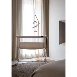 Wieg Co-dodo side-by-side Natural Bouclé Creme