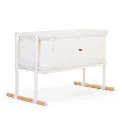 Wieg Evolux Cododo naturel wit, verstelbaar in 7 hoogtes, 2-in-1 ontwerp, co-sleeper systeem