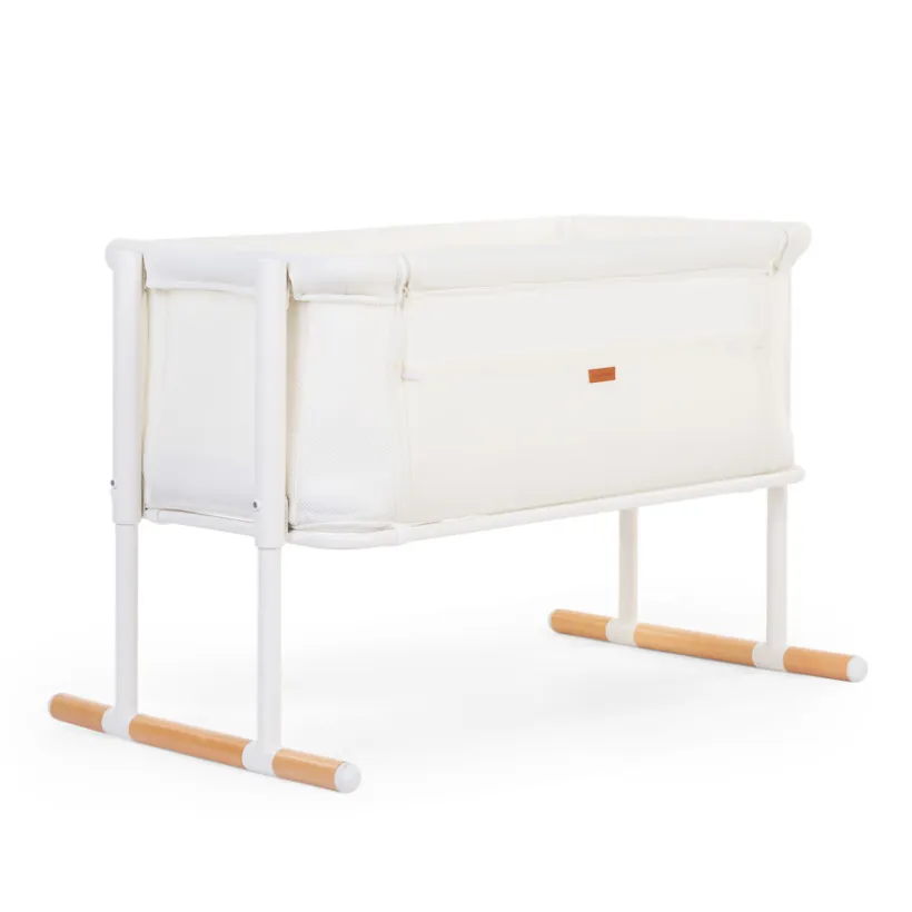 Wieg Evolux Cododo naturel wit, verstelbaar in 7 hoogtes, 2-in-1 ontwerp, co-sleeper systeem