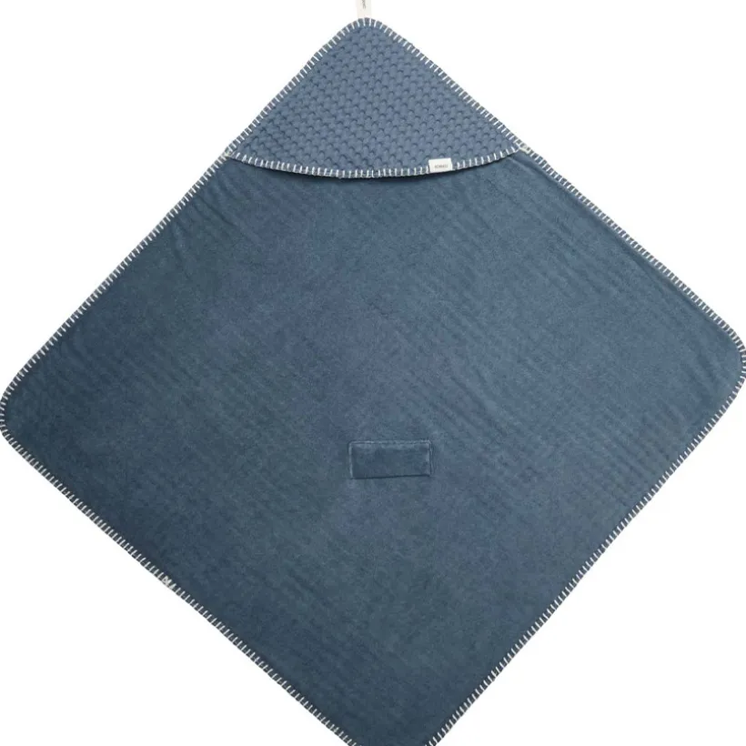 Wikkeldeken Antwerp 100x100cm Bluestone