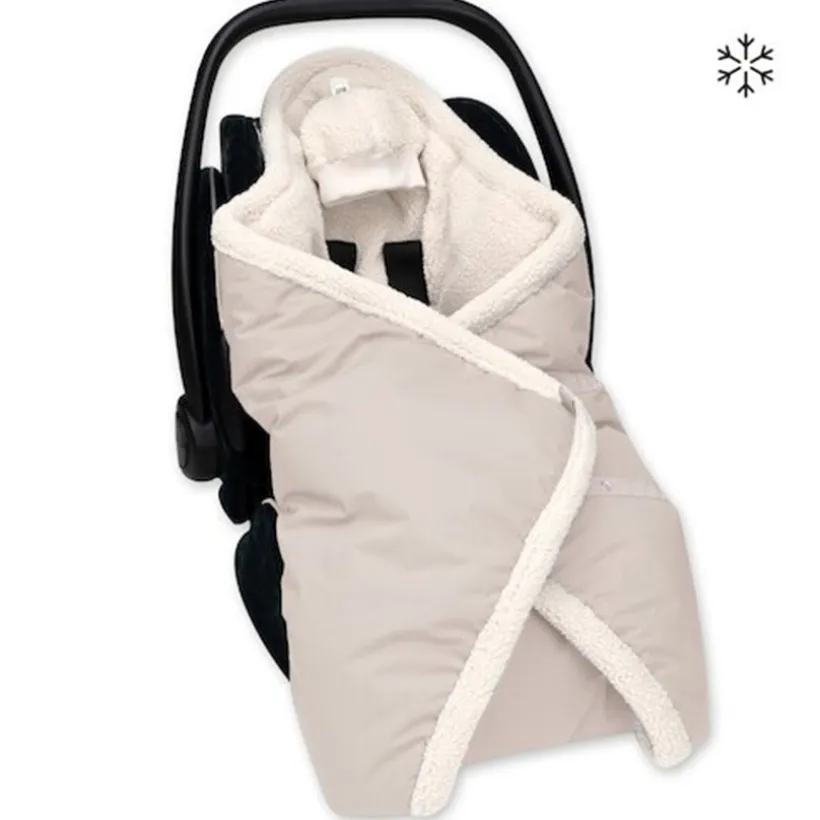 Wikkeldeken Biside - Teddy Neutral - 0-12m