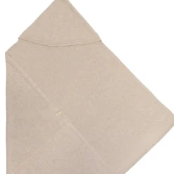 Wikkeldeken met capuchon 4 seizoenen - Light Chocolate Melange - 80x100 cm