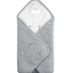 Wikkeldeken Pady Softy + Jersey Grizou 0-12M