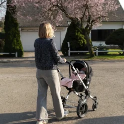 Wikkeldeken Quilted + Jersey Blush 0-12M