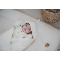Wikkeldeken Teddy Oslo 100x100cm Natural