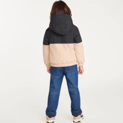 Windjack met capuchon van microfleece en waterafstotende stof jongens