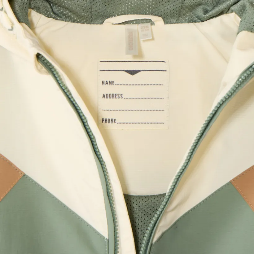 Windjack met capuchon van waterdicht ripstop voor babyjongen