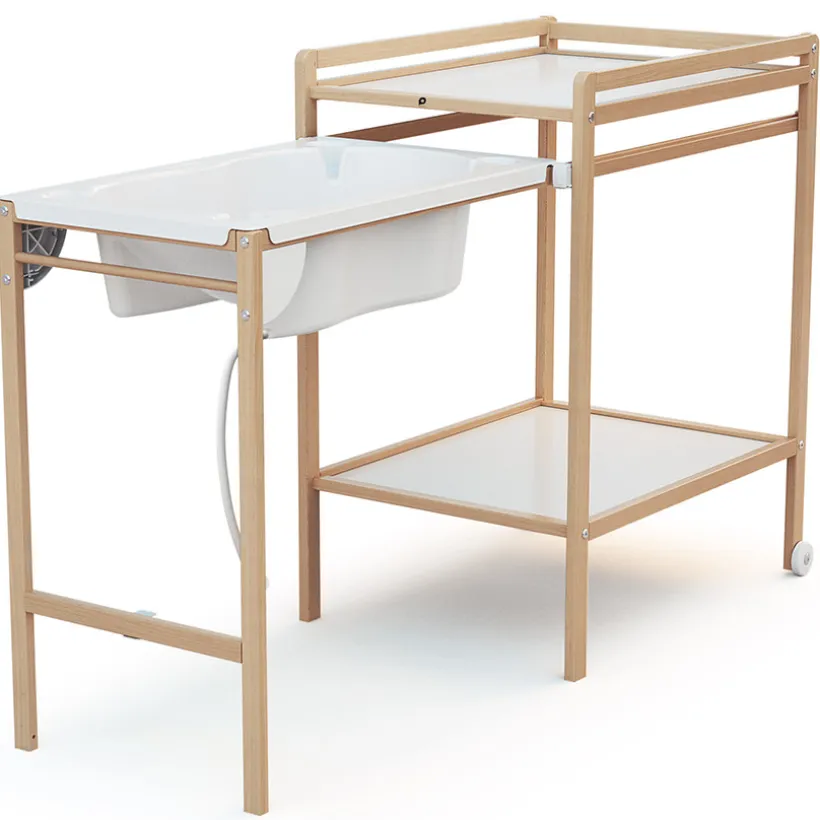 Wisselbare commode 2 in 1 Tiny met ingebouwde bad