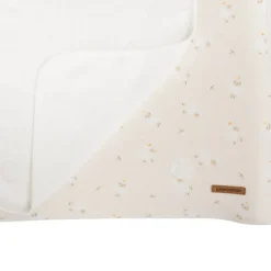 Wisselbare hoes voor verschoonmat met schapenprint La Vie à la Ferme beige