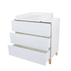 Witte verschoonmat voor commode Noah 2.0/Charlie/Mae