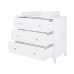 Witte verschoonmat voor commode Noah 2.0/Charlie/Mae
