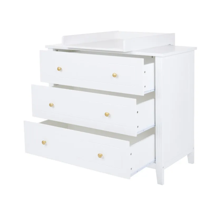Witte verschoonmat voor commode Noah 2.0/Charlie/Mae