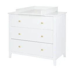 Witte verschoonmat voor commode Noah 2.0/Charlie/Mae