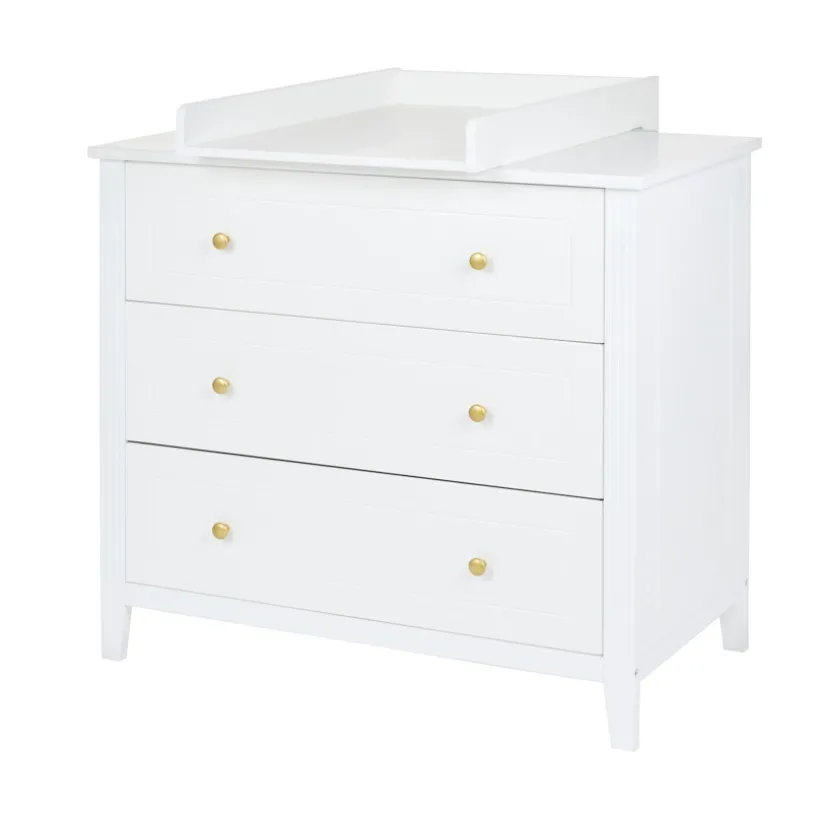 Witte verschoonmat voor commode Noah 2.0/Charlie/Mae
