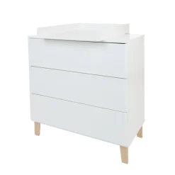 Witte verschoonmat voor commode Noah 2.0/Charlie/Mae