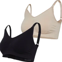 XL - Duo Pack borstvoedingbeha Original 1xZwart - 1x Honey