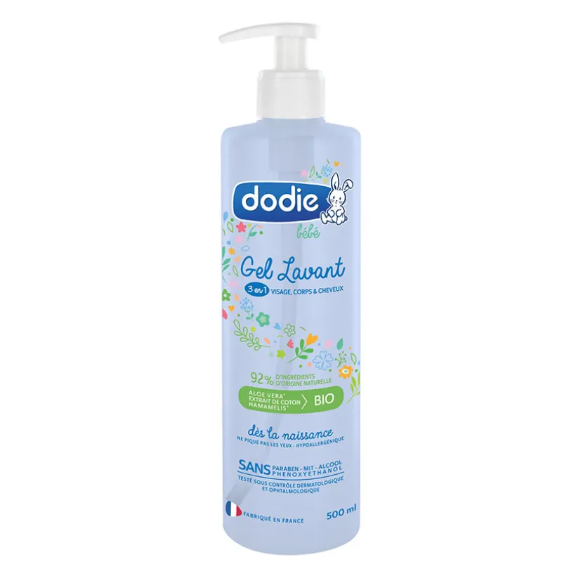 Zeepvrije 3-in-1 wasgel 500 ml met biologische ingrediënten