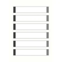 24 zelfklevende waterproof labels Grijs