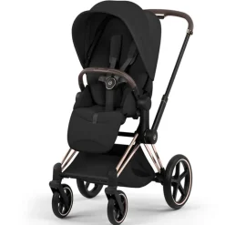 Zitbekleding kinderwagen Priam/e-Priam-Style Collection Sepia Black