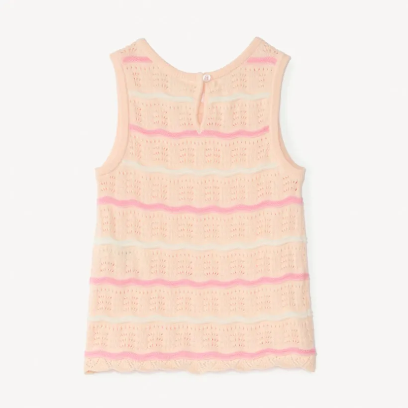 Zomertrui met gebreid patroon voor meisjesbaby's