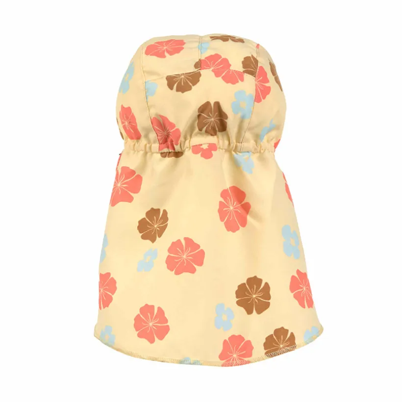 Zonne Cap anti-UV 43-45 (3 tot 6 maanden) Flowers Vanilla