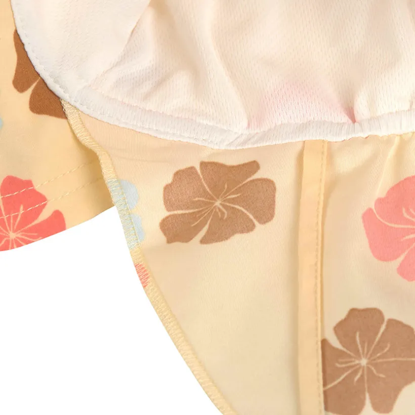 Zonne Cap anti-UV 43-45 (3 tot 6 maanden) Flowers Vanilla
