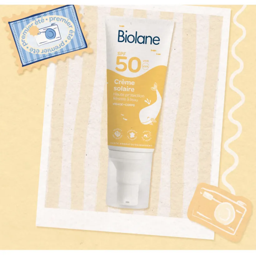 Zonnecrème hoge bescherming SPF50 UVB/UVA 50ml