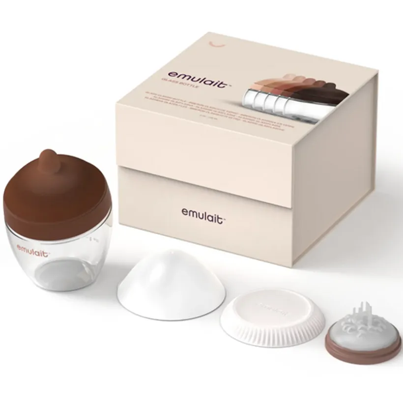 Zuigfles Classic in Glas 240 ml Nipple Shape 3 - Deep