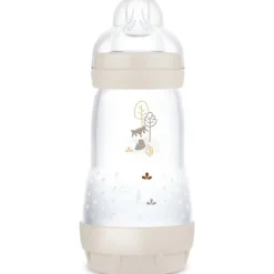 Zuigfles Easy Start anti-koliek 260ml - Uni Beige 0m+