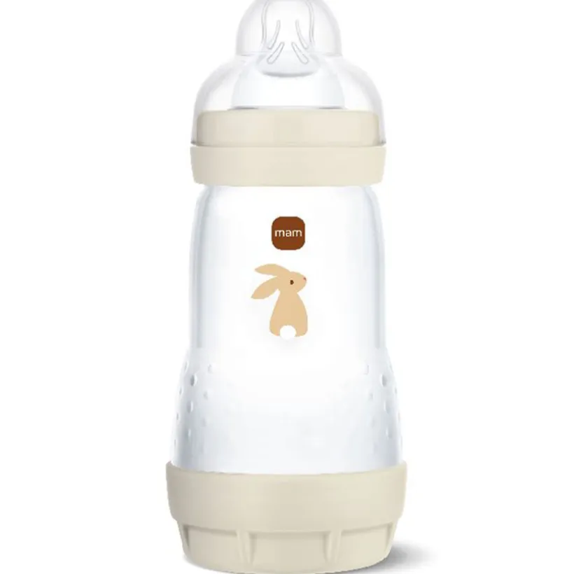 Zuigfles Easy Start anti-koliek 260ml - Uni Beige 0m+