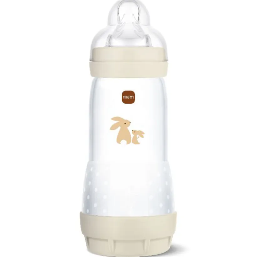 Zuigfles Easy Start anti-koliek 320ml - Uni Beige 4m+
