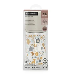 Zuigfles met symmetrische fopspeen SX Pro M 270ml Wonderland Beige