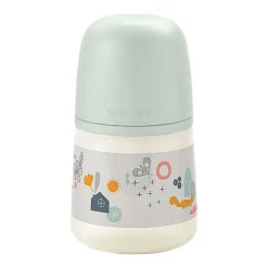 Zuigfles met symmetrische fopspeen SX Pro M 150 ml Walk in the Park Groen
