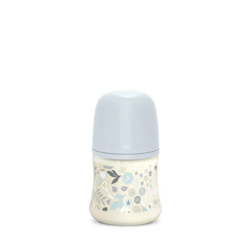 Zuigfles met symmetrische fopspeen SX Pro Wonderland 150 ml blauw